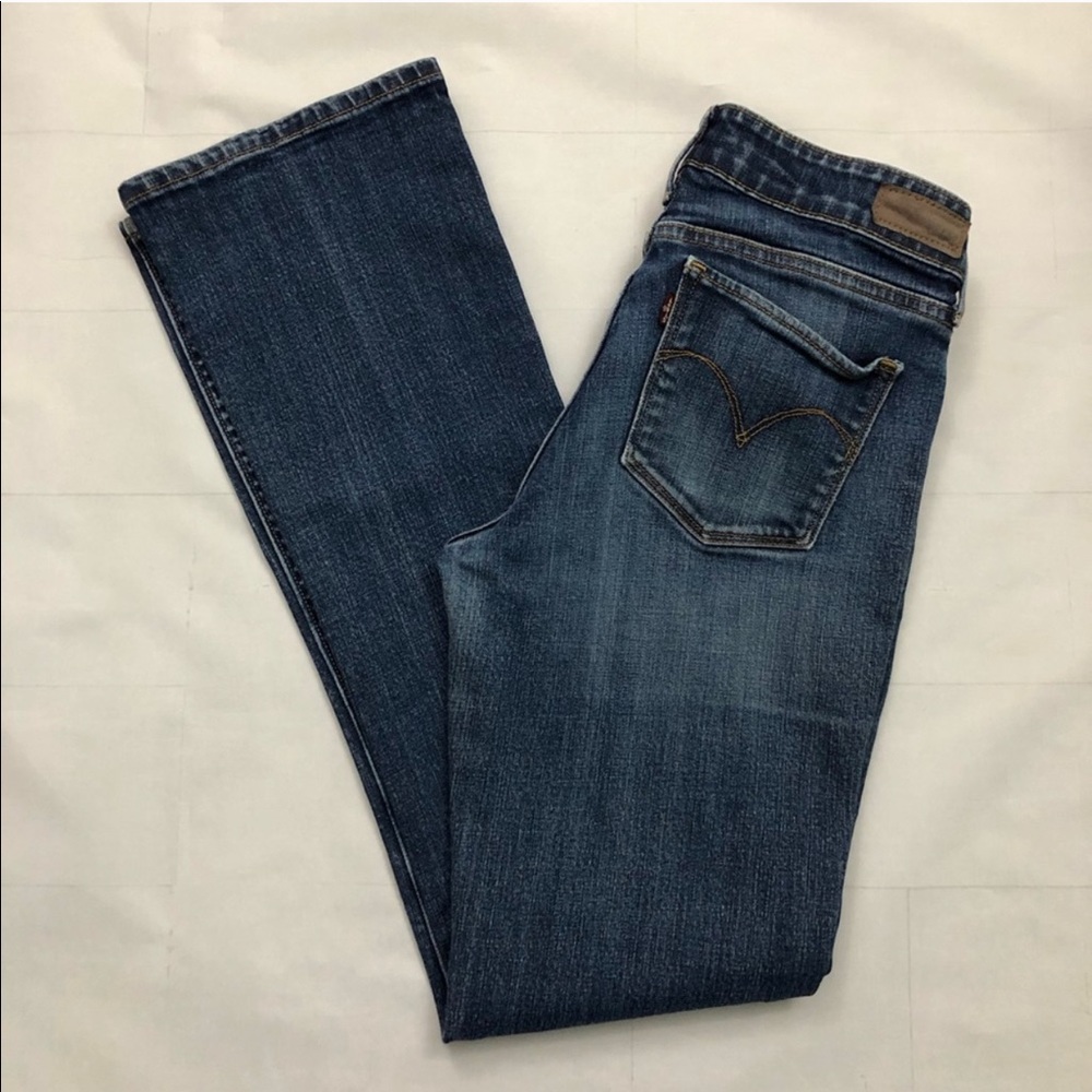 Levi’s Demi Curve Mid Rise Boot Cut Flare Jeans